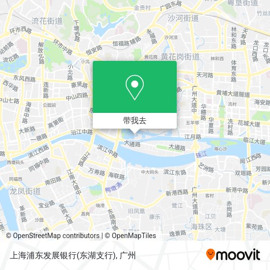 上海浦东发展银行(东湖支行)地图