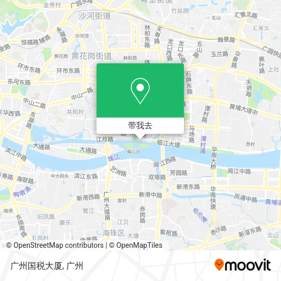 广州国税大厦地图