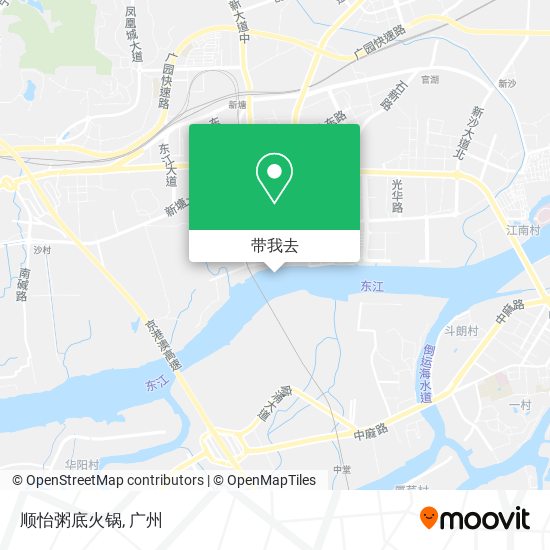 顺怡粥底火锅地图