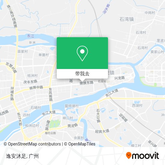 逸安沐足地图