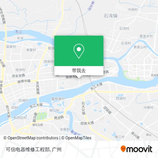可信电器维修工程部地图