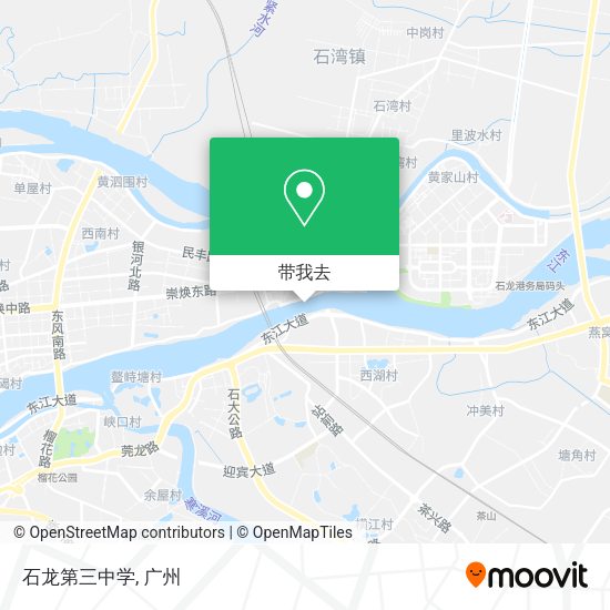 石龙第三中学地图