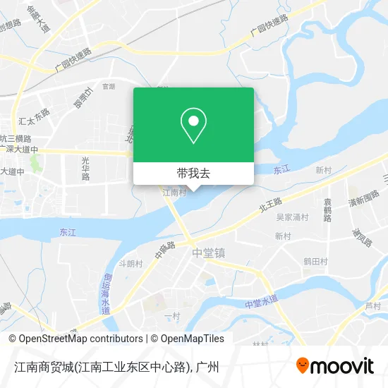 江南商贸城(江南工业东区中心路)地图