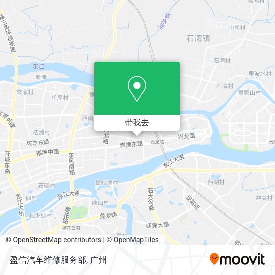 盈信汽车维修服务部地图