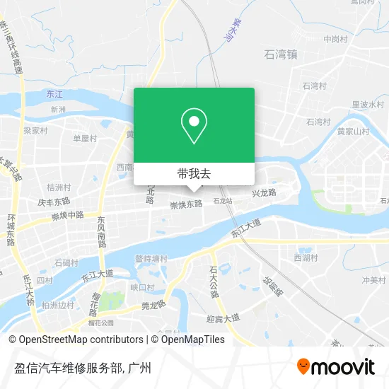 盈信汽车维修服务部地图