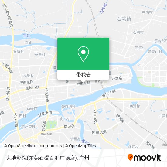 大地影院(东莞石碣百汇广场店)地图