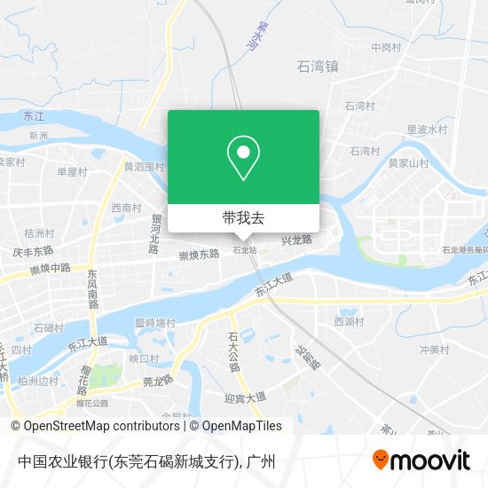 中国农业银行(东莞石碣新城支行)地图