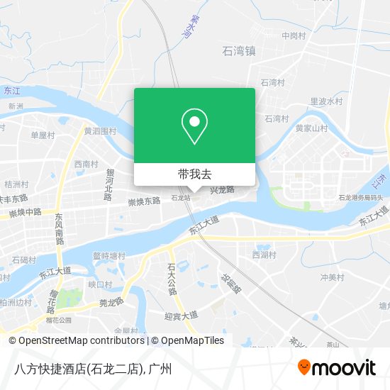 八方快捷酒店(石龙二店)地图