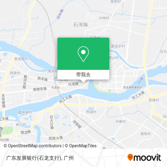 广东发展银行(石龙支行)地图