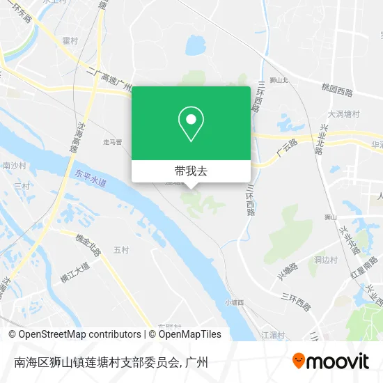 南海区狮山镇莲塘村支部委员会地图