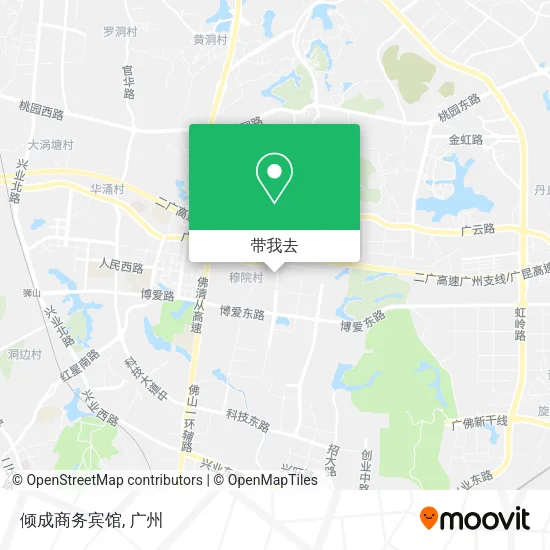 倾成商务宾馆地图