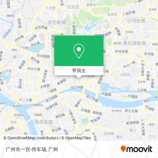 广州市一宫-停车场地图