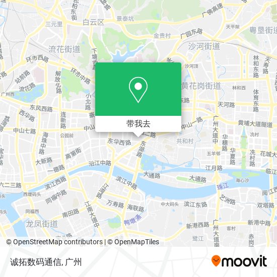 诚拓数码通信地图