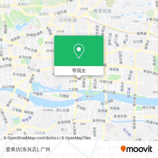 爱果坊(东兴店)地图