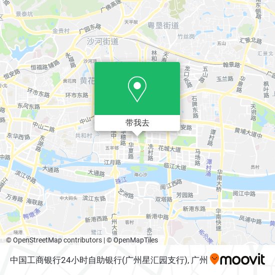 中国工商银行24小时自助银行(广州星汇园支行)地图