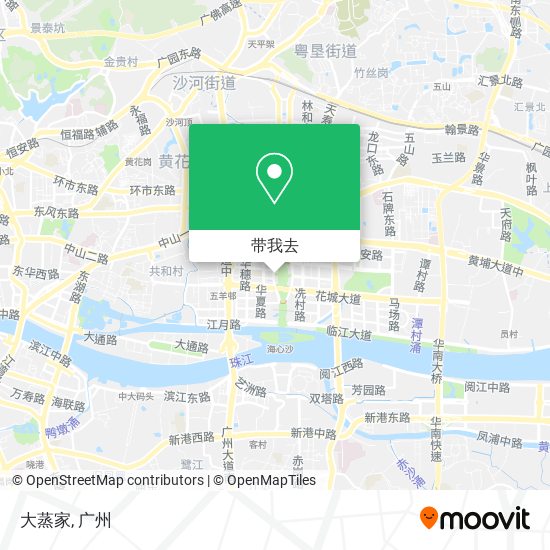 大蒸家地图