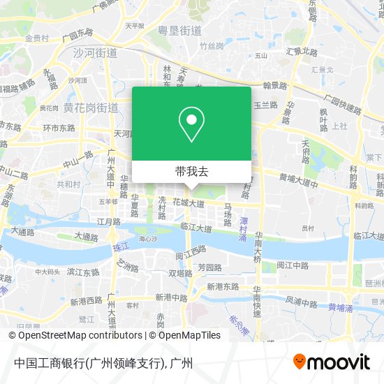 中国工商银行(广州领峰支行)地图