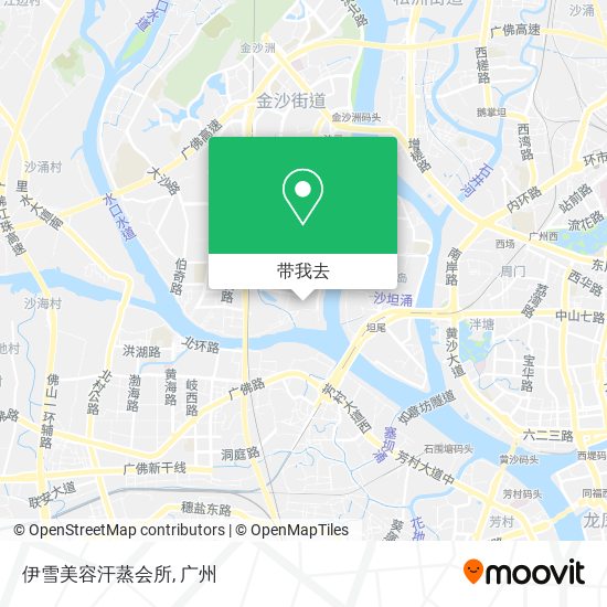 伊雪美容汗蒸会所地图
