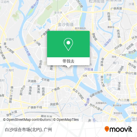 白沙综合市场(北约)地图