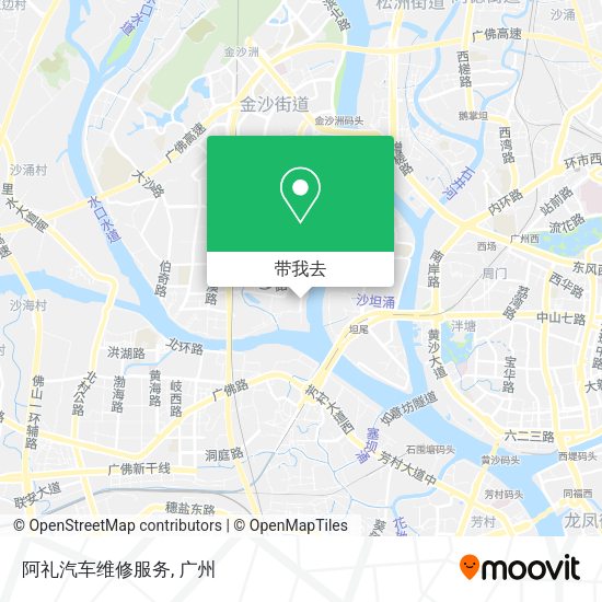 阿礼汽车维修服务地图