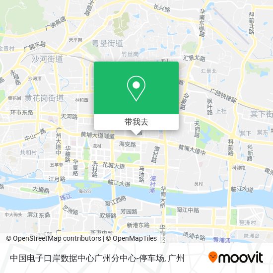 中国电子口岸数据中心广州分中心-停车场地图