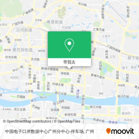 中国电子口岸数据中心广州分中心-停车场地图