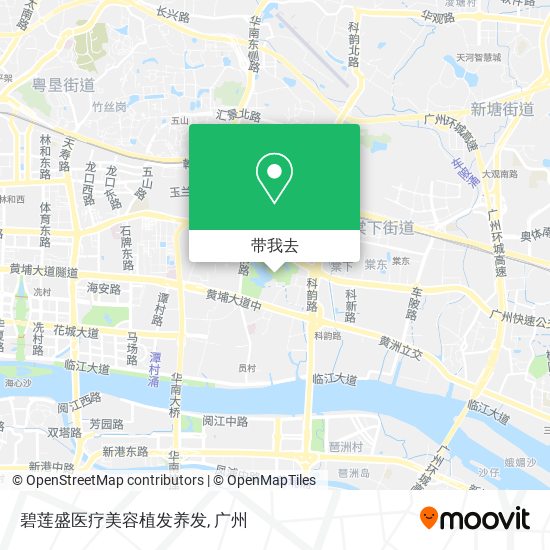 碧莲盛医疗美容植发养发地图