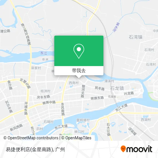 易捷便利店(金星南路)地图