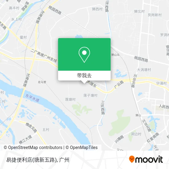 易捷便利店(塘新五路)地图