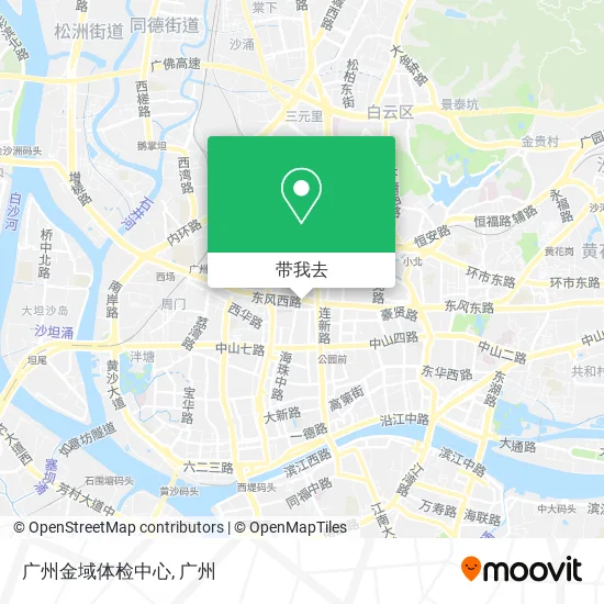 广州金域体检中心地图