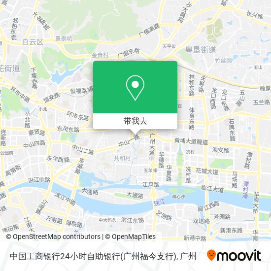 中国工商银行24小时自助银行(广州福今支行)地图
