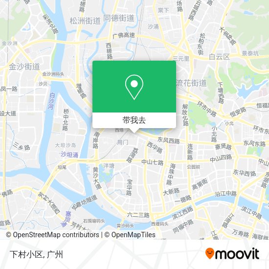 下村小区地图
