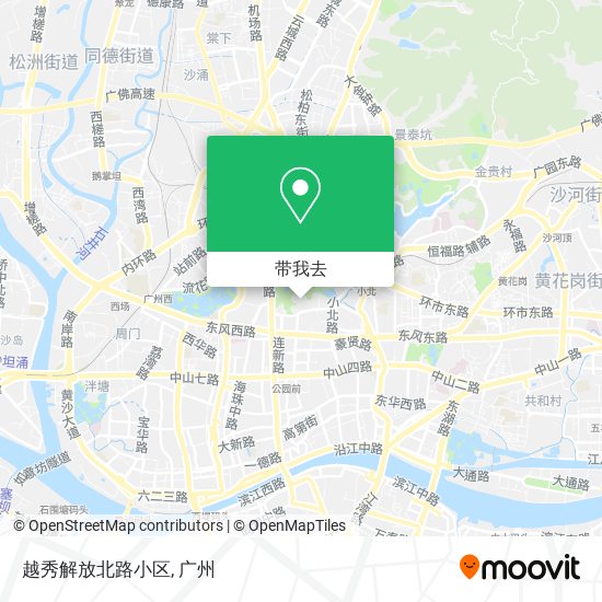 越秀解放北路小区地图