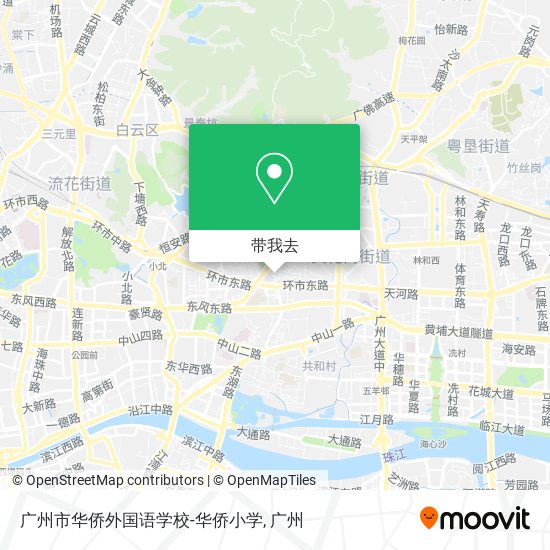 广州市华侨外国语学校-华侨小学地图