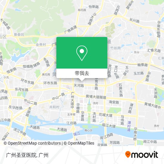 广州圣亚医院地图