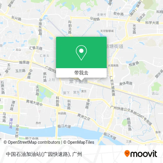 中国石油加油站(广园快速路)地图