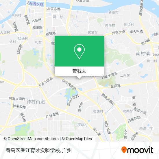 番禺区香江育才实验学校地图