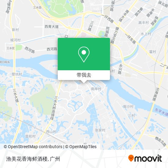 渔美花香海鲜酒楼地图