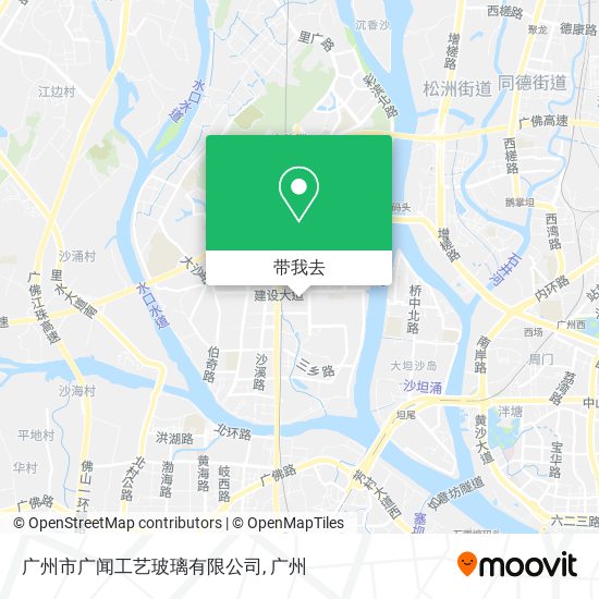 广州市广闻工艺玻璃有限公司地图