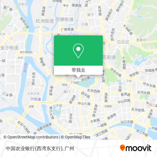 中国农业银行(西湾东支行)地图