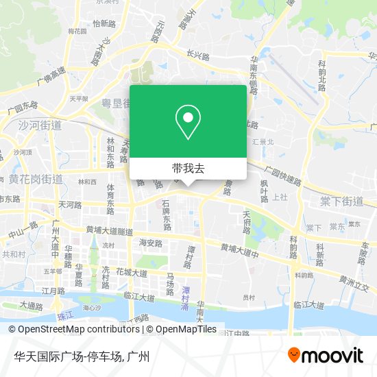华天国际广场-停车场地图