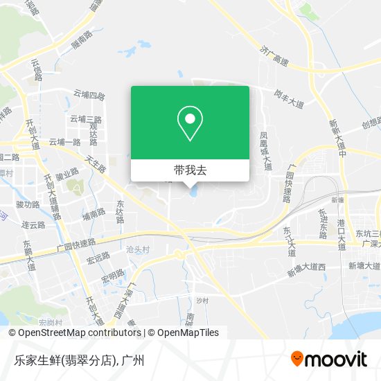 乐家生鲜(翡翠分店)地图