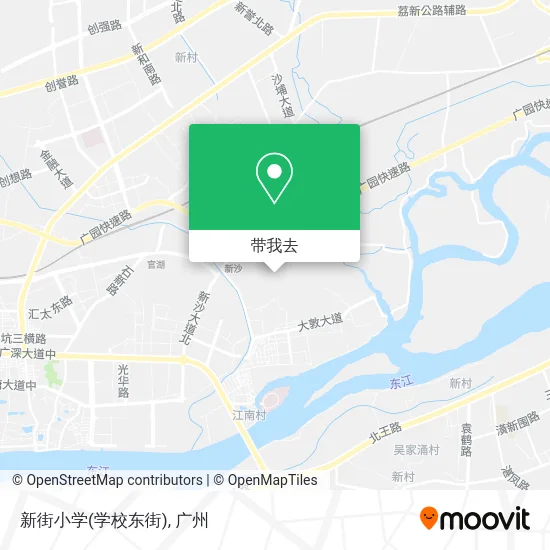 新街小学(学校东街)地图