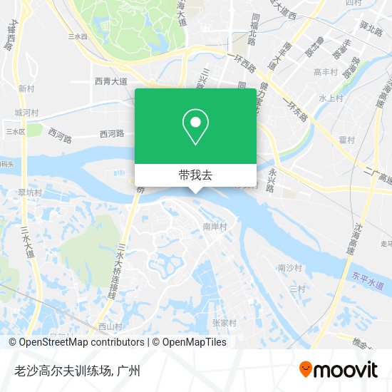 老沙高尔夫训练场地图