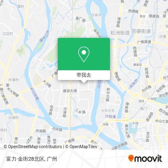 富力·金街28北区地图