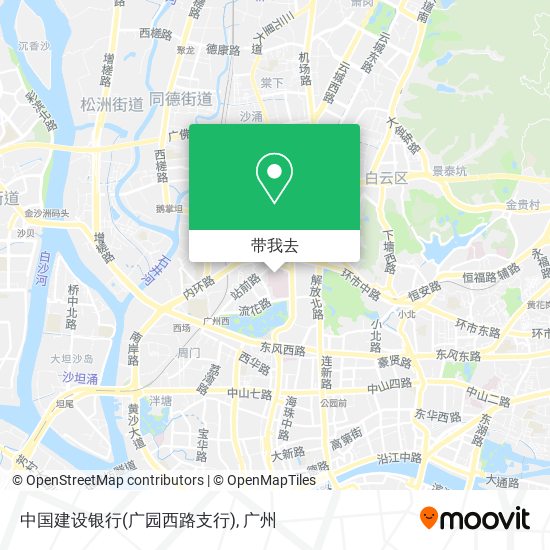 中国建设银行(广园西路支行)地图