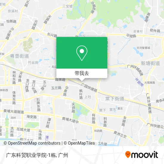 广东科贸职业学院-1栋地图