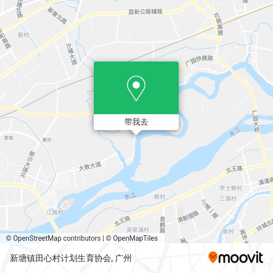 新塘镇田心村计划生育协会地图