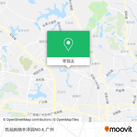凯福购物丰泽园NO.4地图