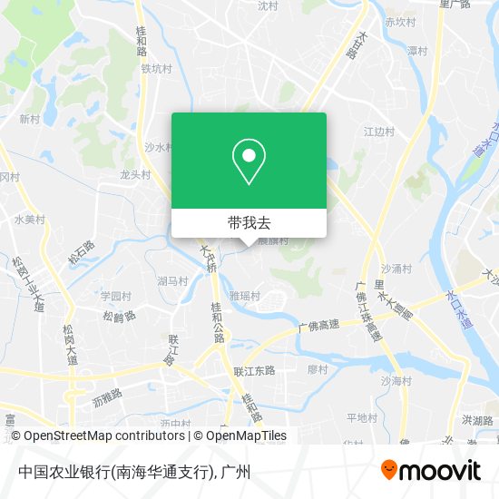 中国农业银行(南海华通支行)地图